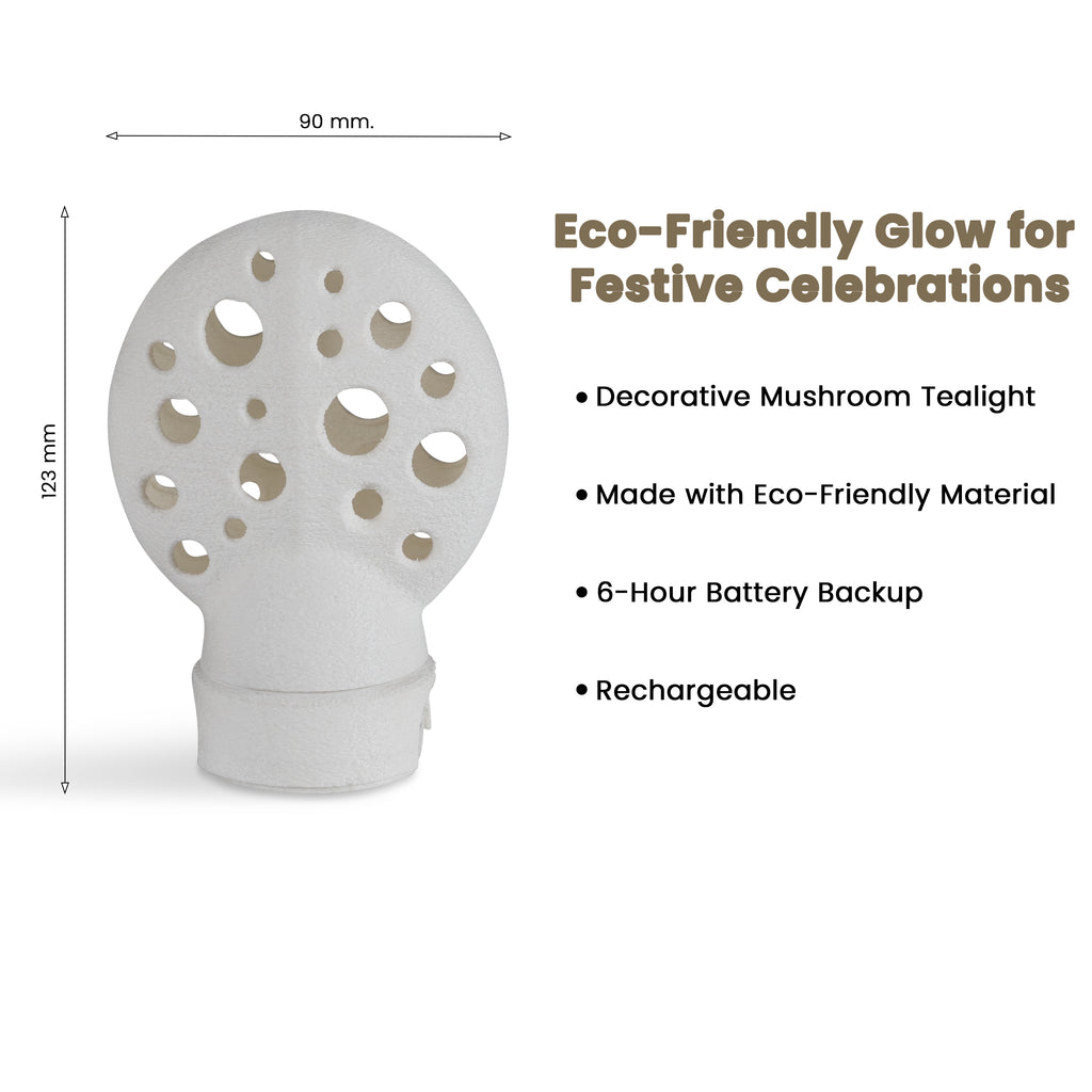 Mushroom : Rechargeable Tealight